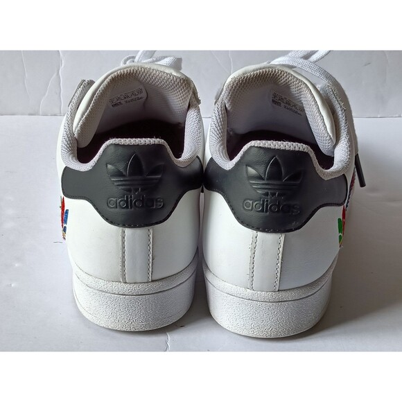 Adidas Superstar Colorful Trefoil Men\'s Size 7 Cloud White 2020 FU9521 main image 4